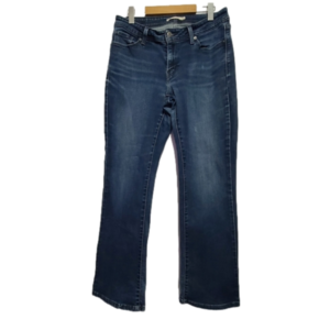 Levi’s 529 Women’s Curvy Bootcut Jeans Size 12 Blue Mid Rise Stretch Denim Class